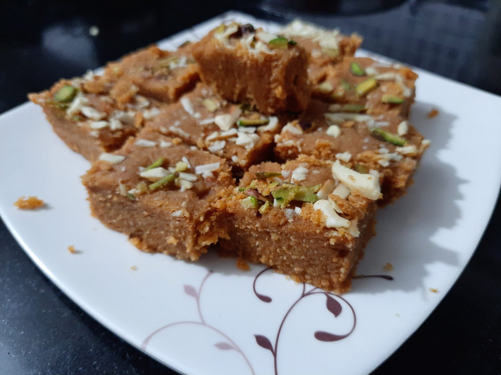 Mohanthal Sweet Besan Ki Barfi Mohanthal Recipe Gujarati Mohanthal